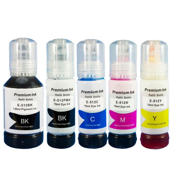 Epson 512 Ink Bottles EcoTank 512 Ink Bottles 5Pk 14.95