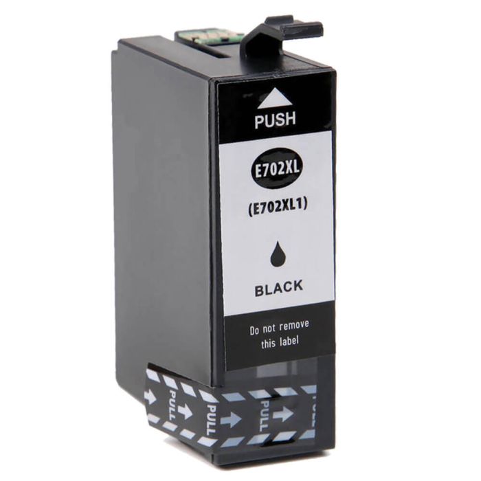 High Capacity Epson 702 Ink Cartridge XL Black, Single Pack