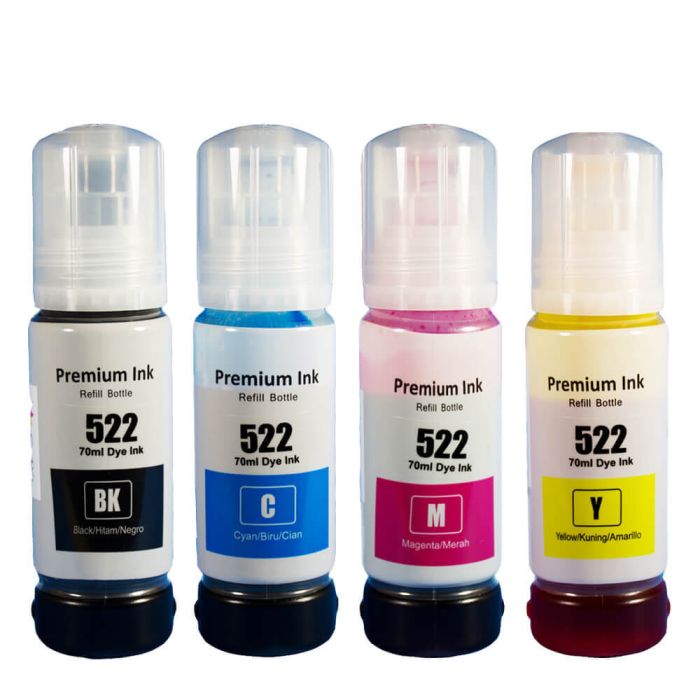 Epson Ink 522 Bottles Epson EcoTank Ink 522 4Pack 23.80