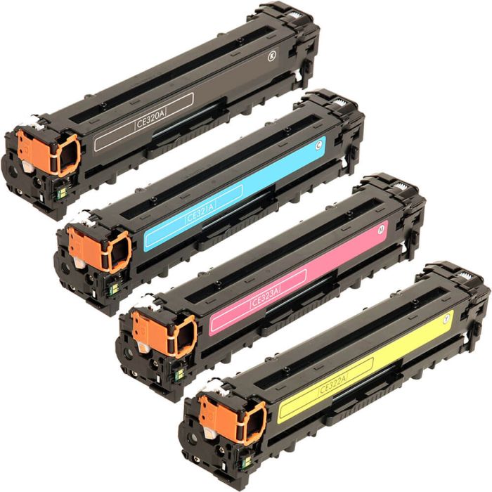 Gimnasta compañerismo Desear HP 128A Toner Bundle Pack of 4 - HP LaserJet 128A @ $69.96