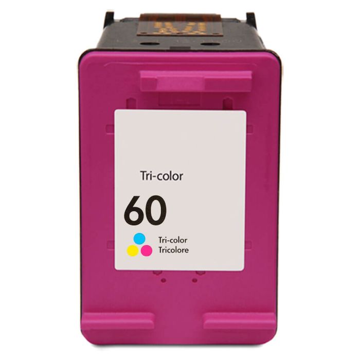 HP 60 Color Ink Cartridge, Single Pack