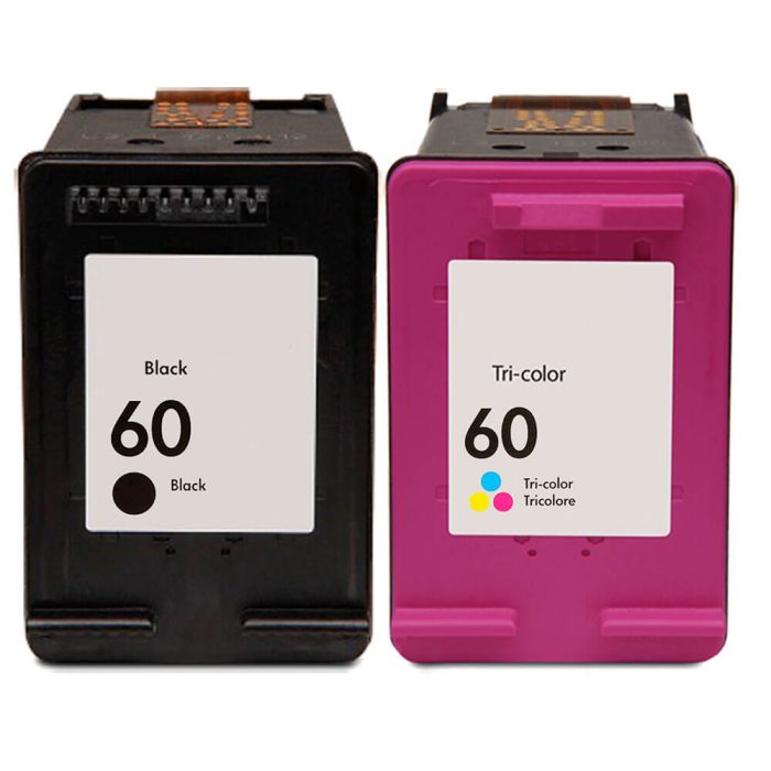 HP 60 Ink Cartridge Combo Pack Color and Black 2-Pack