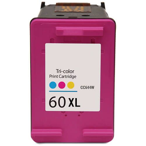 High Yield HP 60XL Color Ink Cartridge, Single Pack