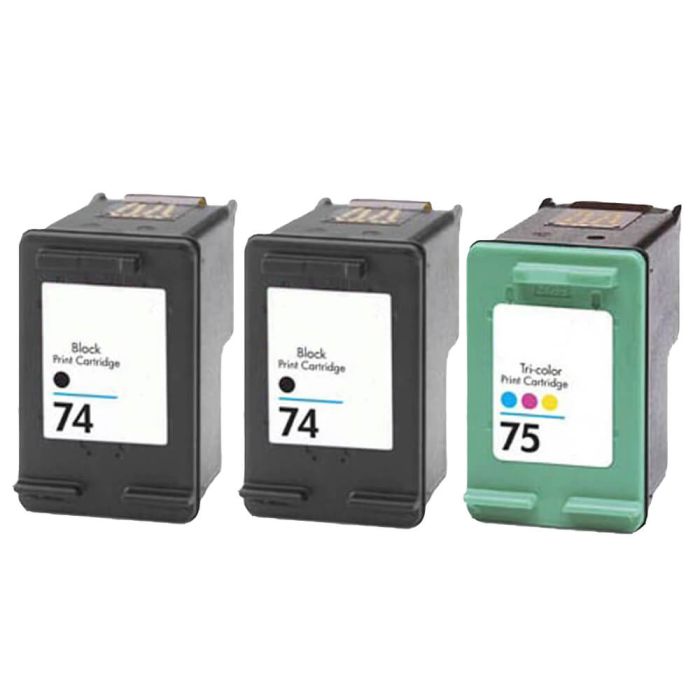 HP 74 & 75 Ink Cartridges HP 74 75 Ink Combo 3 26.85