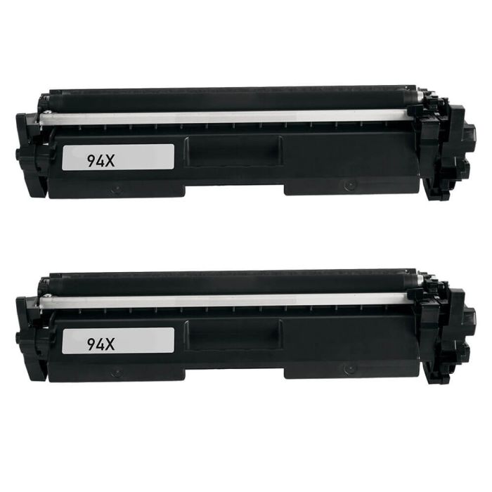 Replacement HP 94X High Yield Black Toner Cartridges - CF294X 2-Pack