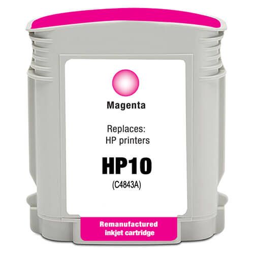 HP C4843A Ink Cartridge - HP 10 Magenta, Single Pack