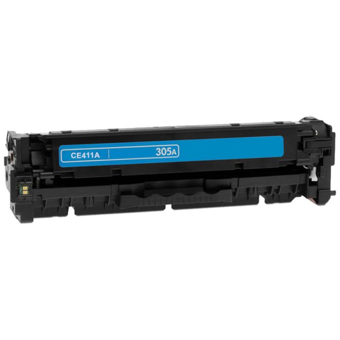 HP CE411A Toner Cartridge Cyan, Single Pack