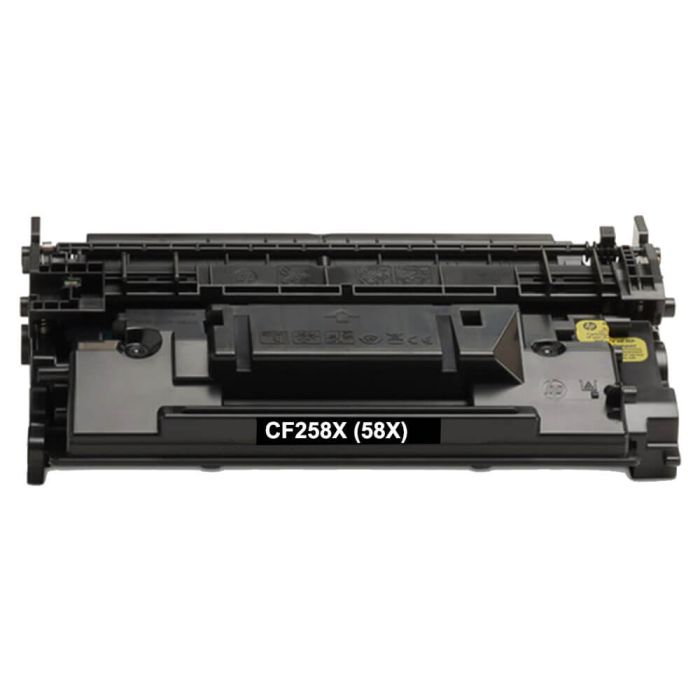 High Yield HP CF258X Toner Cartridge, Black, Single Pack