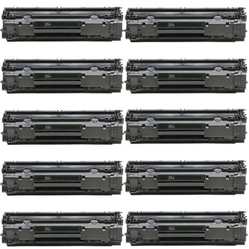 HP LaserJet CB435A Toner Cartridges - HP 35A Black 10-Pack