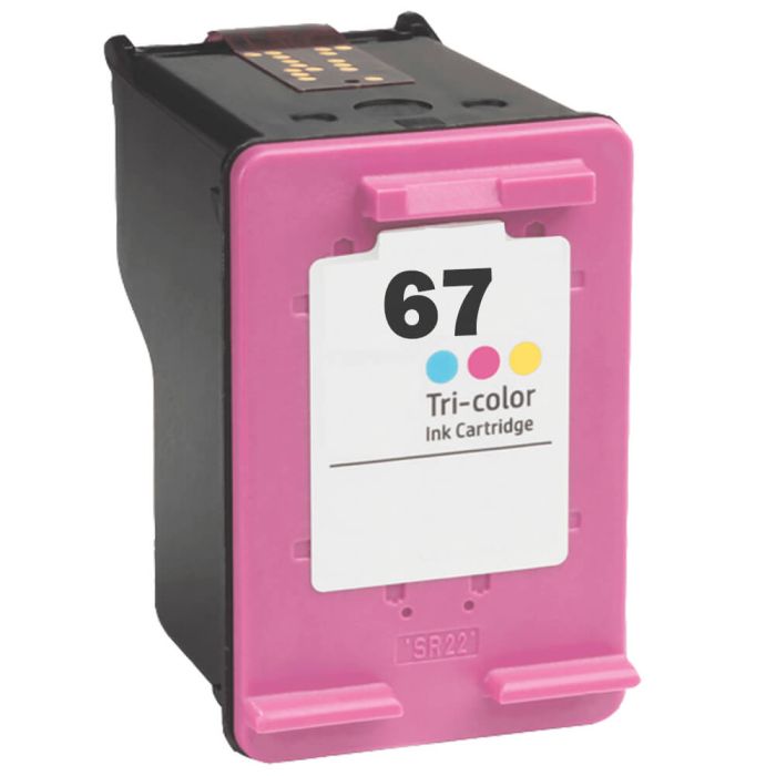 HP Ink 67 Color Cartridge, Single Pack