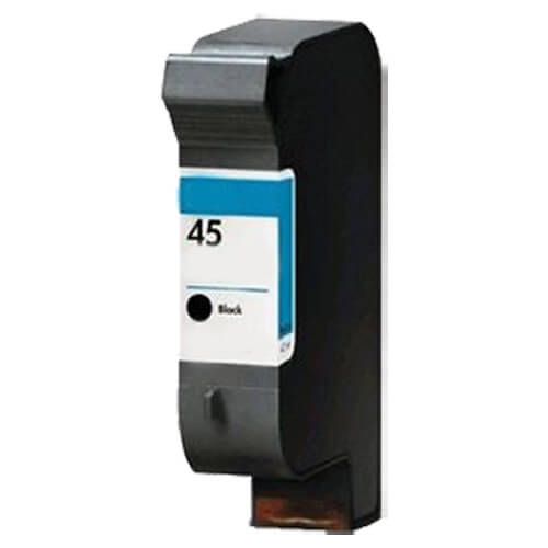 HP 45 Ink Cartridge 51645A Black, Single Pack