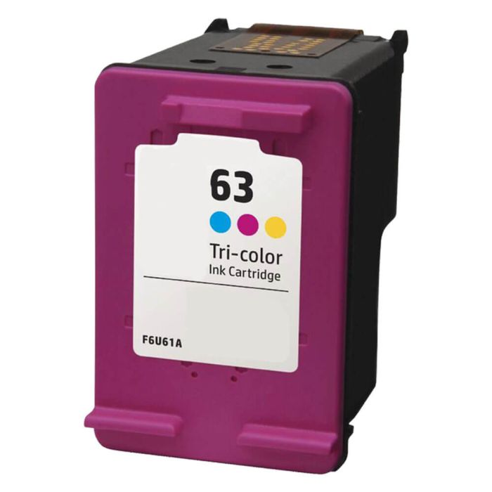 HP 63 Color Ink Cartridge, Single Pack