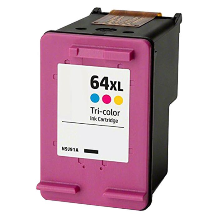 High Yield HP 64XL Color Ink Cartridge, Single Pack