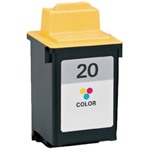 Lexmark 20 Color Ink Cartridge, Single Pack