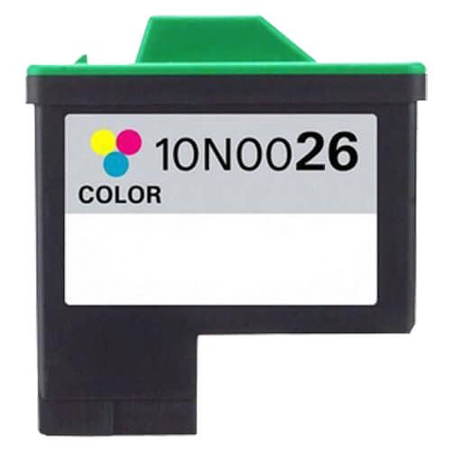 High Yield Lexmark 26 Ink Cartridge Color, Single Pack