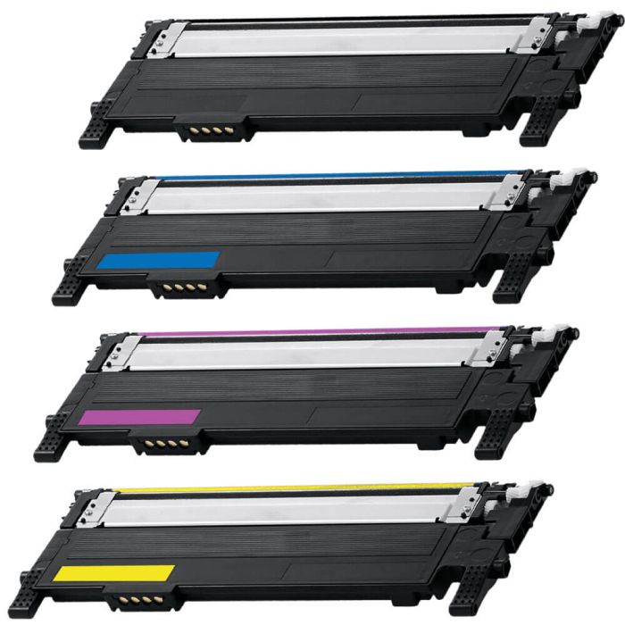 Samsung CLT-406S Toner Cartridges 4-Pack: 1 Black, 1 Cyan, 1 Magenta, 1 Yellow