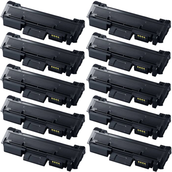 High Yield Samsung D116 Toner Cartridges - MLT-D116L Black 10-Pack