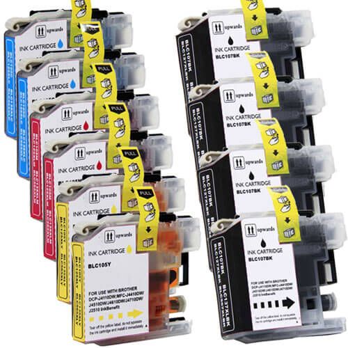 Brother LC-105 & LC107 XXL Ink Cartridges 10-Pack