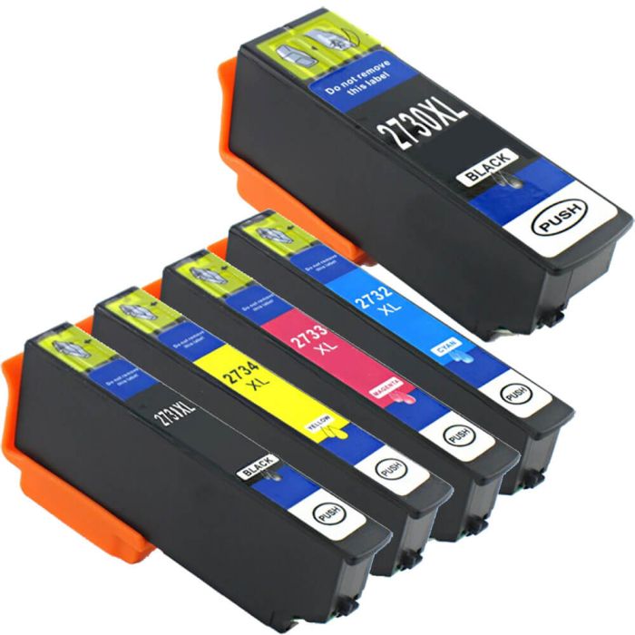 Epson 273XL T273XL Black & Color 5-pack HY Ink Cartridges