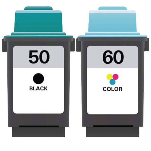 Lexmark #50 Black & #60 Color 2-pack Ink Cartridges