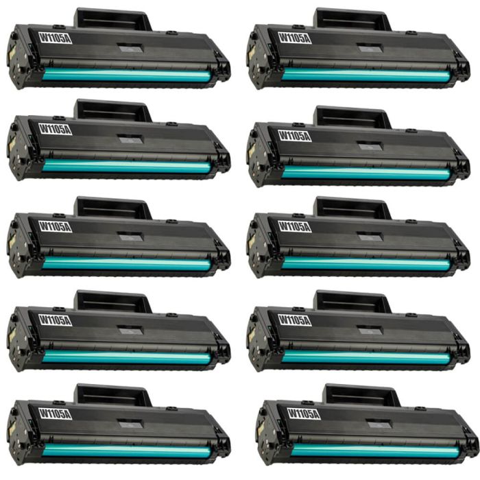 HP 105 Toner Cartridges 10-Pack - W1105A Black