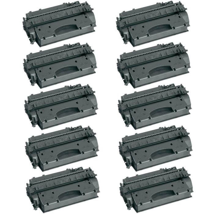 HP CE505X Toner Cartridges - 05X Toner 10-Pack @ $249.90