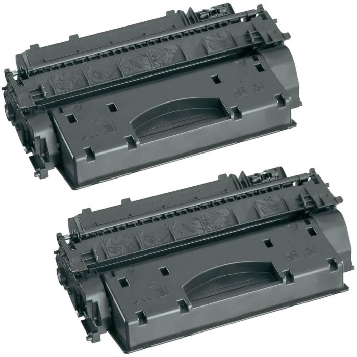 HP CE505X 05X Black Toner Cartridges Combo 2 @ $59.98