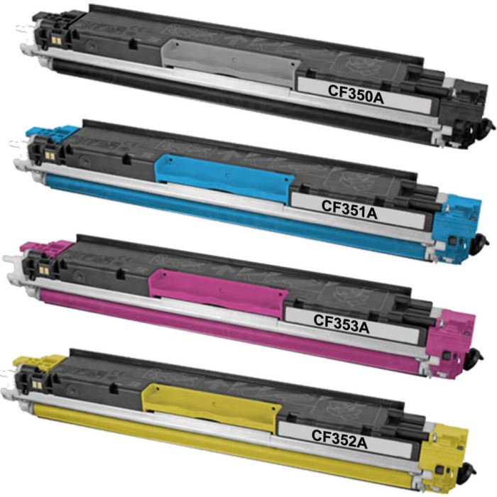 HP LaserJet 130A Toner Set of 4 Cartridges @ $77.96