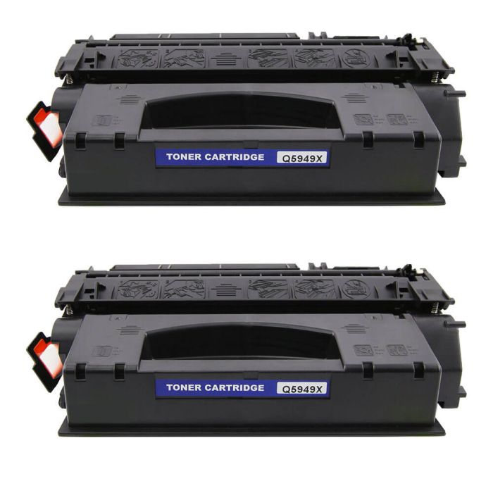 HP Q5949X 49X Dual Pack Black Toner Cartridges @ $53.98