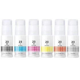 High Yield Canon GI-23 Ink Bottles Single and Combo Pack