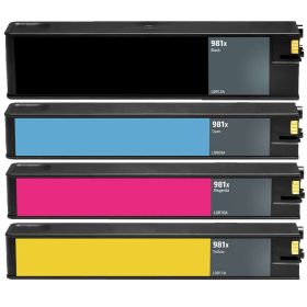 HP981X  Ink Cartridges Single and Combo Packs