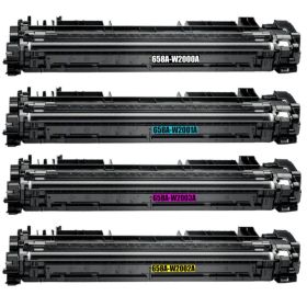 Replacement HP Toner 658A Single Pack & Combo Pack Cartridges