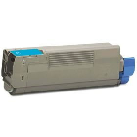 Okidata 44315303 Toner Cartridge Cyan, Single Pack