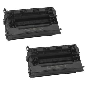 2 Pack True Image 37A Black Toner Cartridge – CF237A Compatible For HP LaserJet M607, M608, M631, M632 Series