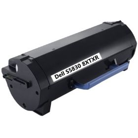 Extra High Yield Dell 8XTXR Toner Cartridge Black, Single Pack