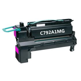 Lexmark C792A1MG Toner Cartridge Magenta, Single Pack
