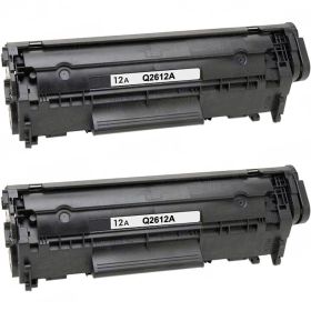 HP 12A Printer Toner Cartridges - Q2612A Black - 2-Pack
