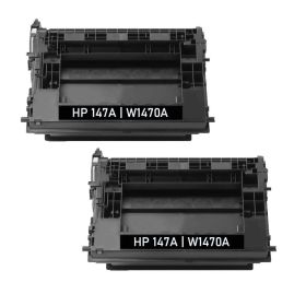 HP 147A Toner Cartridges 2-Pack - W1470A - Black