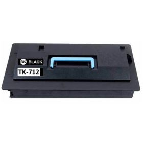 Kyocera TK-712 Toner Cartridge Black, Single Pack