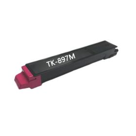 Kyocera TK-897M Toner Cartridge Magenta, Single Pack