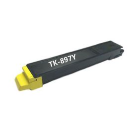Kyocera TK-897Y Toner Cartridge Yellow, Single Pack