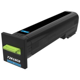 Lexmark 72K10C0 Toner Cartridge Cyan, Single Pack