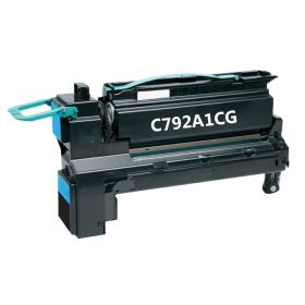 Lexmark C792A1CG Toner Cartridge Cyan, Single Pack