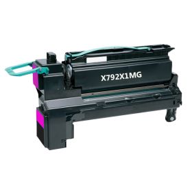 Extra High Yield Lexmark X792X1MG Toner Cartridge Magenta, Single Pack