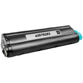 High Yield Okidata 43979201 Toner Cartridge Black, Single Pack