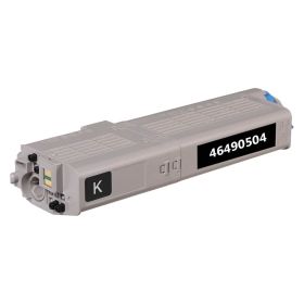 Okidata 46490504 Toner Cartridge Black, Single Pack