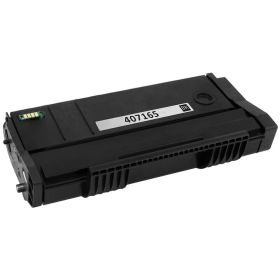 Ricoh 407165 Toner Cartridge Black, Single Pack