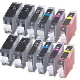 Canon PGI-5 & CLI-8 Black & Color 12-pack Ink Cartridges