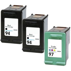 HP 94 Black & HP 97 Color 3-pack Ink Cartridges