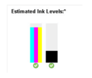 How to check ink levels on HP printer?
